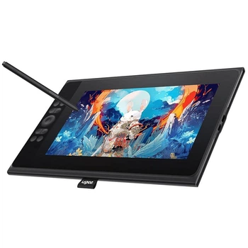 Графический планшет Ugee UE12 Plus Black с диагональю 11.9”, перо без подзарядки, 8 горячих клавиш