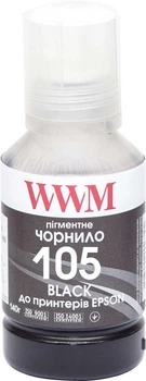 Краска для принтера чернила WWM E105BP for Epson L7160/7180 140g Black Pigment