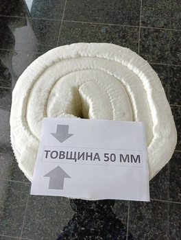Вогнетривкий мат LYTX-312 товщ. 50 мм (1260°С) вогнетривка ковдра, вогнетривка вата