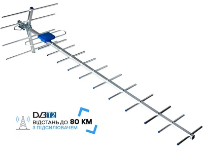 Антенна внешняя Т2 Eurosky МИР-19У с Усилителем