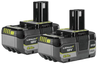 Набір акумуляторів для інструментів RYOBI ONE+ RB1850X2 18 В 5 А·год 2 шт (5133005305)