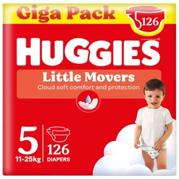 Подгузники Huggies Little Movers 5 (11-25 кг) M-pack, 126 шт (5029053583419)
