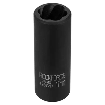 Головка 1/2" 17мм 6-гранна ударна двостороння ROCKFORCE RF-4267-17