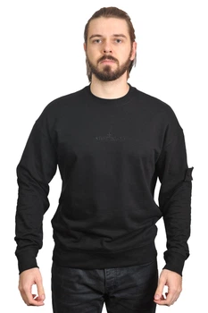 Світшот з вишивкою Stone Island 25-E7314 2XL чорний