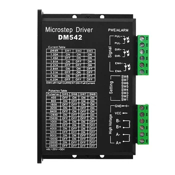 Драйвер шагового двигателя Nema 17 23 DM542 4.2 А для биполярного мотора ЧПУ станка 3d принтера (5-5)