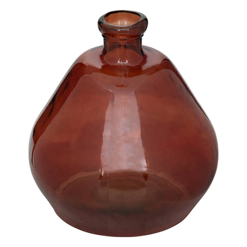 Wazon dekoracyjny Atmosphera szklany okrągły brązowy 45 cm (3560232707162)