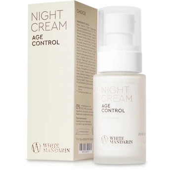 Омолоджуючий нічний крем для обличчя Age control White Mandarin 50 мл 99101259101
