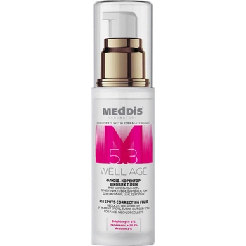 Флюид-корректор вековых пятен Well Age Menopause Meddis 30 мл 4820229611414