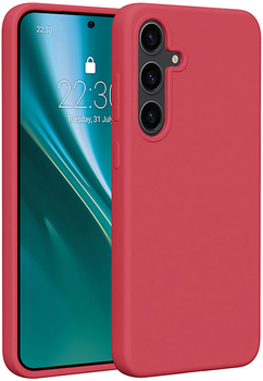 Etui plecki Etteri Silicone Mag do Samsung Galaxy S25 Edge Raspberry (5907504514574)