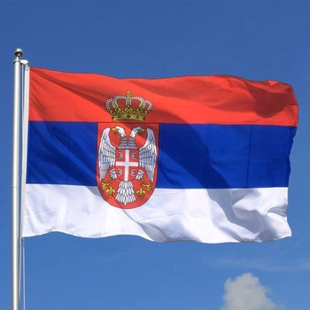 Флаг Сербии 150х90 см, FlagMaster