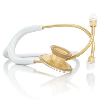 Стетоскоп Acoustica XP Deluxe Dual Head 747XP, колір - Жовте золото у білому