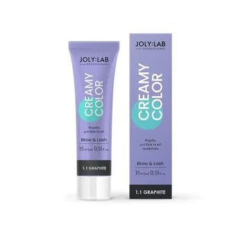 Фарба для вій та брів Joly:Lab Creamy Color Graphite 15 мл