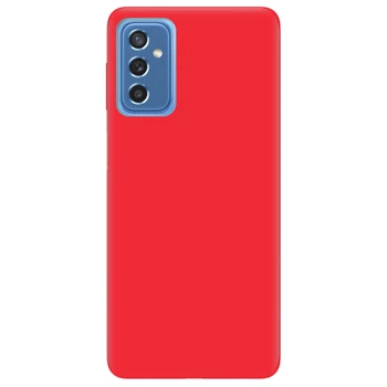 Чохол для Samsung Galaxy M52 яскраво-червоний матовий soft touch (17440060211274573)