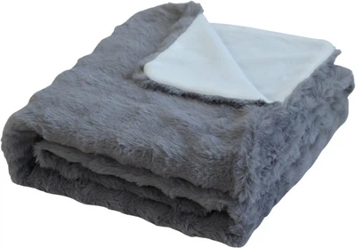 Плед-Ковдра Soho Vip Gray Фланель Полуторний 150х200 см (1 Vip Gray)