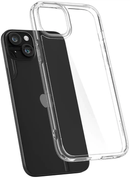 Чехол для Iphone 15 Spigen Ultra Hybrid Crystal Clear прозрачный противоударный ACS06793