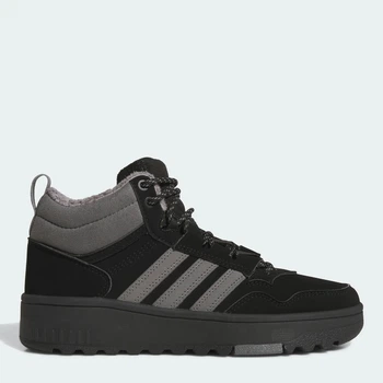 Підліткові зимові черевики для хлопчика Adidas Hoops 4.0 Mid Winterized J JQ7903 36 Core Black (4068803801763)