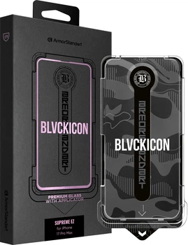 Захисне скло з аплікатором ArmorStandart Black Icon Supreme EZ для iPhone 17 Pro Max Black (ARM86408)
