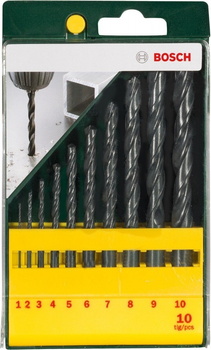 Набір свердел Bosch HSS-R 10 шт (2607019442)