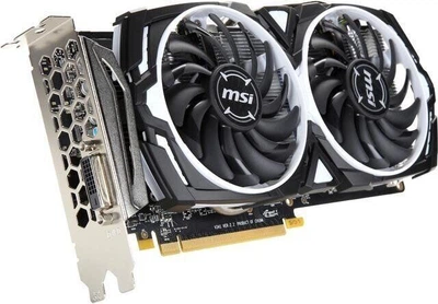 Дискретная видеокарта MSI Radeon RX 470 ARMOR 4G OC, 4 GB GDDR5, 256-bit / 1x HDMI, 3x DisplayPort, 1x DVI б/у
