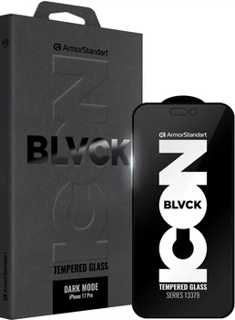 Захисне скло ArmorStandart Dark Mode BI для Apple iPhone 17 Pro Black (ARM86629)