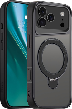 Etui plecki Etteri Matt Mag Ring do Apple iPhone 17 Pro Max Black (5907504556895)