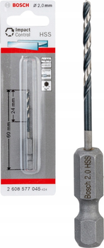 Свердло Bosch Impact Control HSS 2 мм (2608577045)