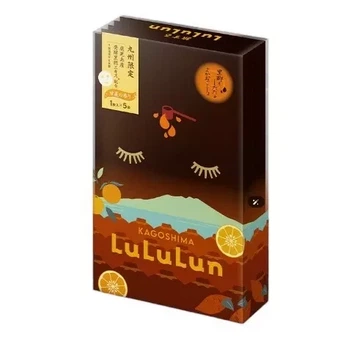 LULULUN Face Mask Kyushu Sweet Orange осветляющая маска с экстрактом апельсина, 1 шт х 5 уп
