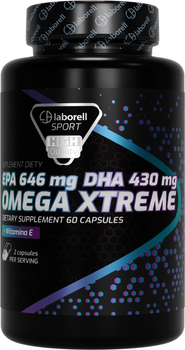 Дієтична добавка Laborell Omega Xtreme EPA 646 мг + DHA 430 мг 60 капсул (5902488011675)
