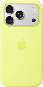 Etui Apple Silicone Case with MagSafe do Apple iPhone 17 Pro Neon Yellow (MGFF4)