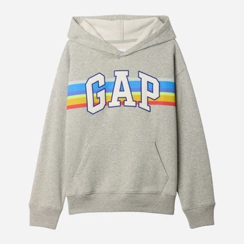 Подростковые худи для девочки GAP 491458446 140 см Серое (1159843373)