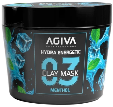 Маска для обличчя глиняна з ментолом AGIVA Hydra Energetic 300 мл (307225)
