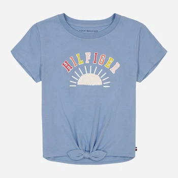 Детская футболка для девочки Tommy Hilfiger 325285125 122 см Голубая (1159843199)