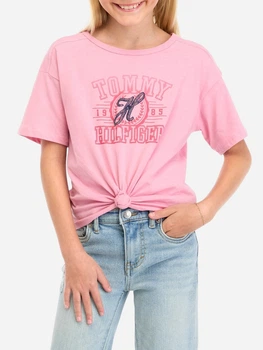 Підліткова футболка для дівчинки Tommy Hilfiger 403835118 140 см Рожева (1159843200)