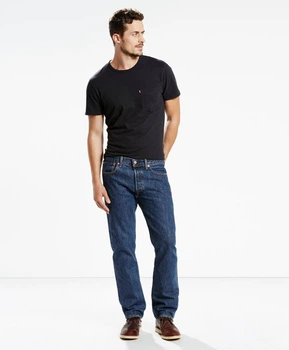 Мужские джинсы Levi's 501 — Dark Stonewash W40 L32 Cиний (005010194)