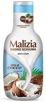 Гель-пена для душа и ванны Кокосовое молоко Malizia Latte di cocco 1л