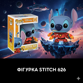 Фигурка Лило и Стич 626 Stitch 626 Фанко Поп Funko POP Disney Дисней Lilo & Stitch игровая фигурка № 125
