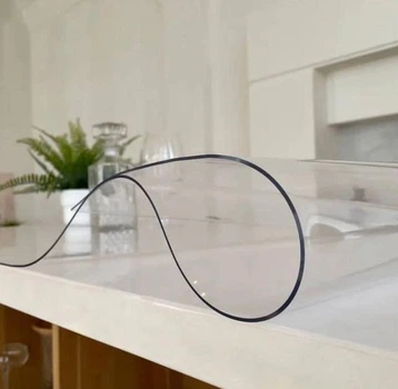 Прозоре захисне покриття Crystal 60×160 см, товщина 0,8 мм для столу “М’яке скло”