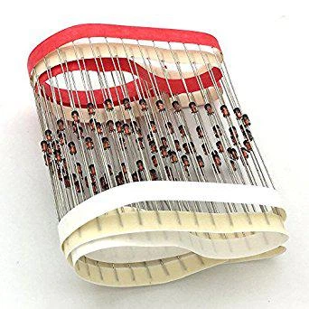 Диоды, стабилитроны, Zener diode 1/2W, DO-35 набор 140шт., 14 видов по 10 штук - 3.3-30В (3V3-30)