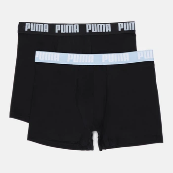 Набір трусів боксерів чоловічих бавовняних Puma Men Everyday Basic Boxer 2P 93832035 L 2 шт Black/Blue (8720245967921)