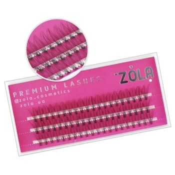 Пучкові вії ZOLA 10D 0.10C 14 мм чорні (2100994271252)