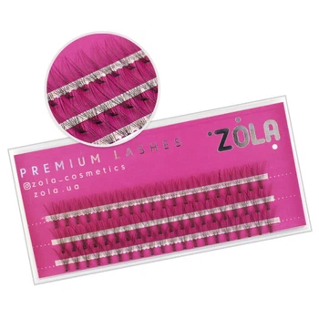 Пучкові вії ZOLA 10D 0.10C 13 мм чорні (2100994271245)