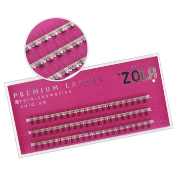 Пучкові вії ZOLA 10D 0.10C 9 мм чорні (2100994271276)