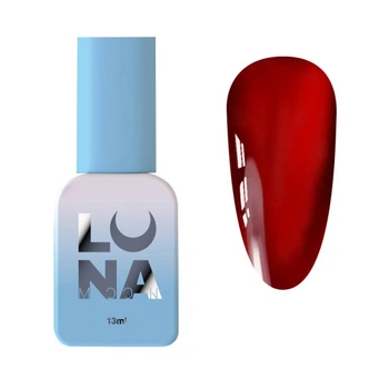 Гель-лак Luna Color Kiss 261 вітражний червоний бордо 8 мл