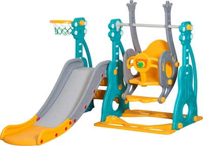 Детский игровой комплекс Mealux Ariel Yellow/Blue/Grey (KD-B252 Yellow/Blue/Grey)