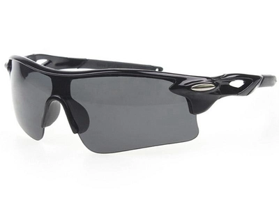 Защитные очки для стрельбы, вело и мотоспорта Silenta TI8000 Темные (12614)