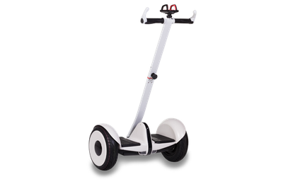 Гироскутер с ручкой для детей и взрослых Monorim M1Robot Ninebot mini 10,5" (Music Edition) - Hand Drive PRO White (Белый). 31173