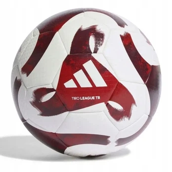 М'яч футбольний Adidas Tiro League ТБ HZ1294 №4 Червоно-білий