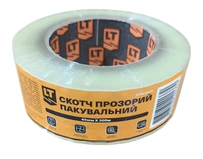 Скотч прозрачный упаковочный, Premium, 45мм*100