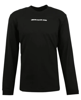 Футболка-лонгслив мужская Lee Cooper Deny 241LCM242003.8101 L черная (8682272508617)