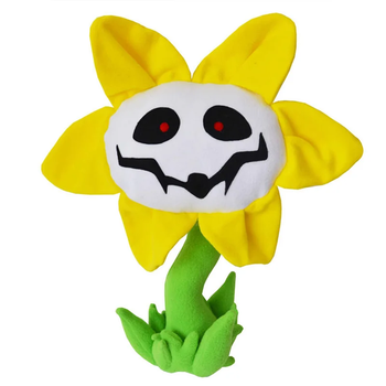 Мягкая игрушка Флауи (Flowey) из Undertale — плюшевая игрушка цветок из Андертейл 25 см